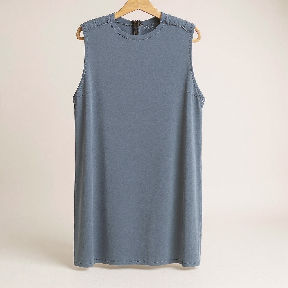 Kate‎ & Mallory Sleeveless Gray Mini Dress Made In USA 🇺🇸